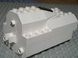 Electric, Light & Sound Rocket Engine, Battery Box with White Cover (no pattern)