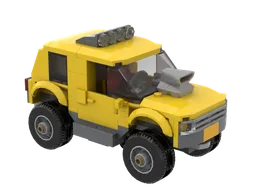 Yellow SUV