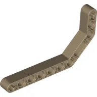Technic Beam 1 x 11.5 Double Bent Thick / Dark Tan