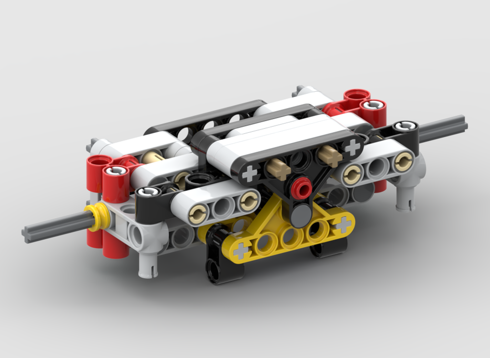 Lego Simple front suspension with steering