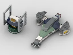 75433 Bounty Hunter Starfighter and Intel Outpost (Alternate Build)