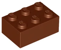 Brick 2 x 3 / Reddish Brown