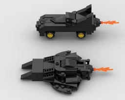 Bat-Inspired Convertible Vehicles
