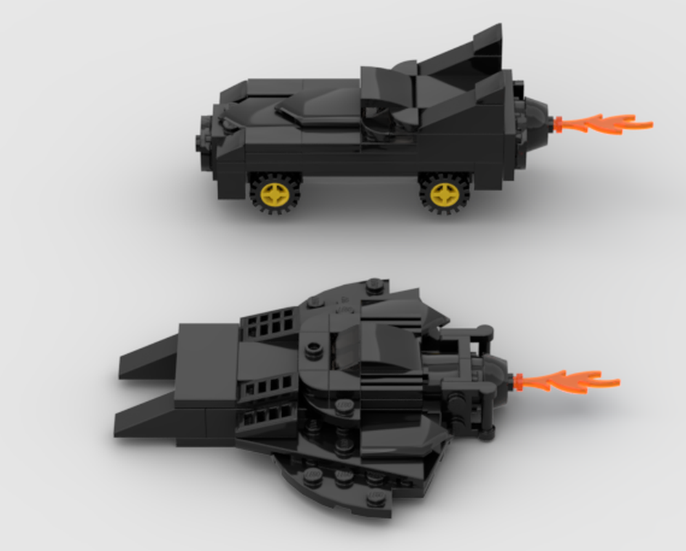 Lego Bat-Inspired Convertible Vehicles