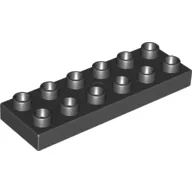 Duplo Plate 2 x 6 / Black