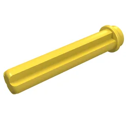 Technic Axle 3 with Stud / Yellow