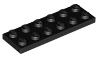 Plate 2 x 6 / Black