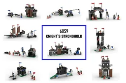 [6059] 10-in-1 Knight's Stronghold - PART 1: Box Builds