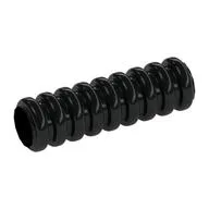 Hose, Ribbed 7mm D. 3L / 2.4cm / Black
