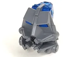 Bionicle Head Connector Block 3 x 4 x 1 2/3 with Trans-Dark Blue Eye / Brain Stalk (32553 / 32554)