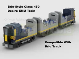 Brio-Style Class 450 Desiro EMU Train In South Western Railway Livery - Compatible With Brio Track