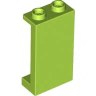 Panel 1 x 2 x 3 [Side Supports / Hollow Studs] / Lime