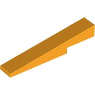 Lego Brick Sloped 1 x 6 x 1 with 1 x 2 x 1/3 Cutout / Bright Light Orange