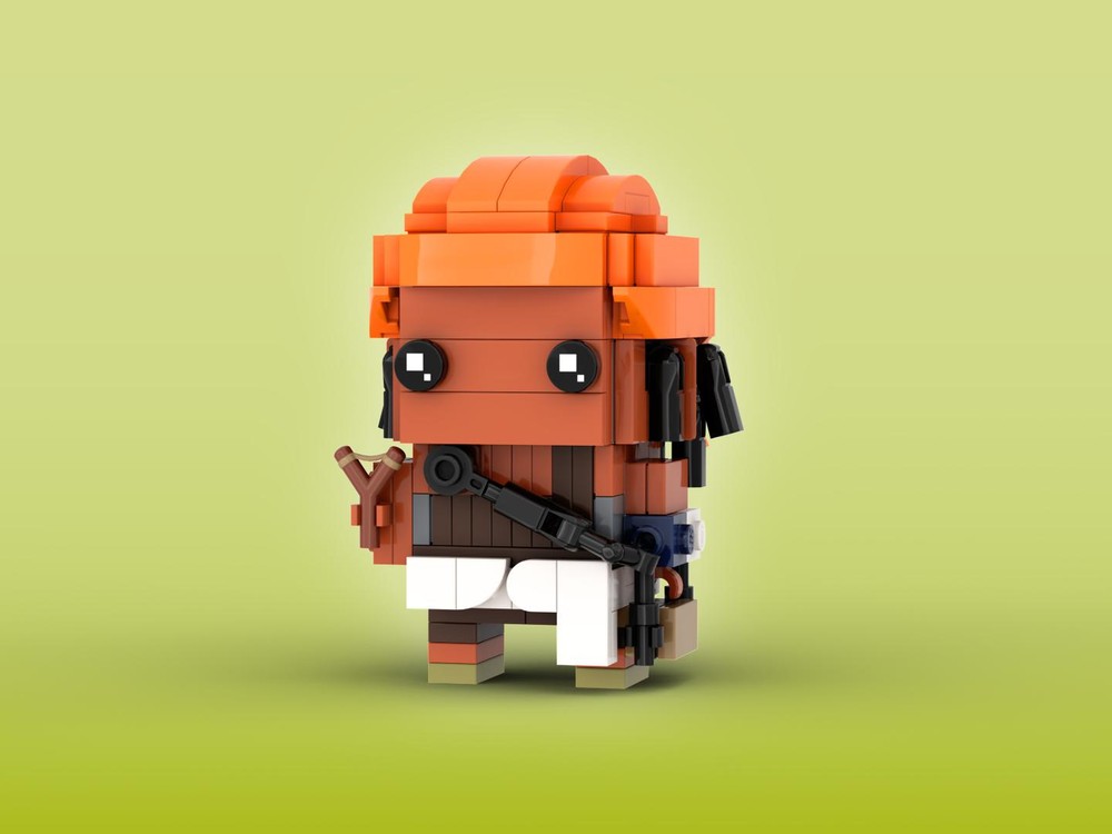 Lego Usopp Brickheadz LEGO MOC - Netflix One Piece