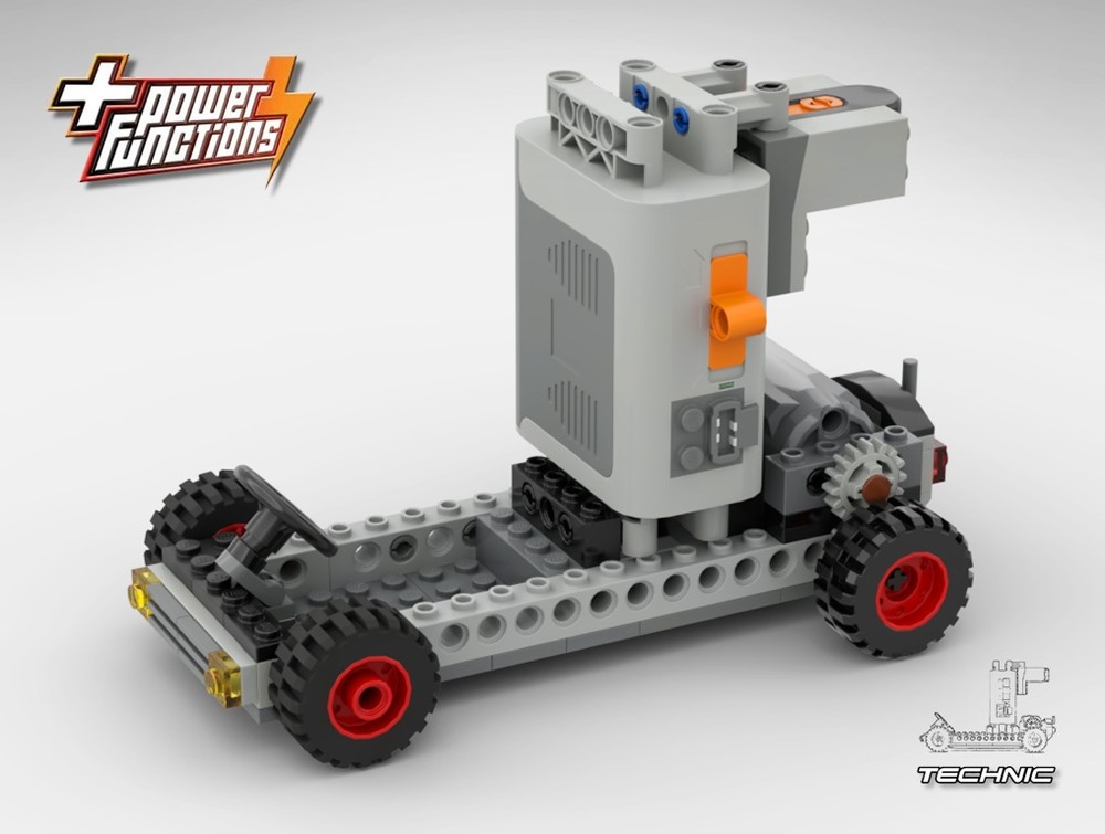 Lego Simple RC Vehicle Chassis