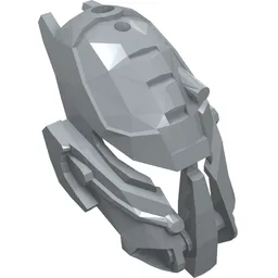 Large Figure Mask, Bulk / Pearl Light Gray