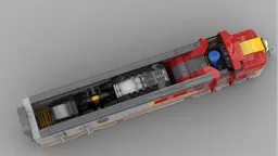 Santa Fe with headlights and Powered-Up