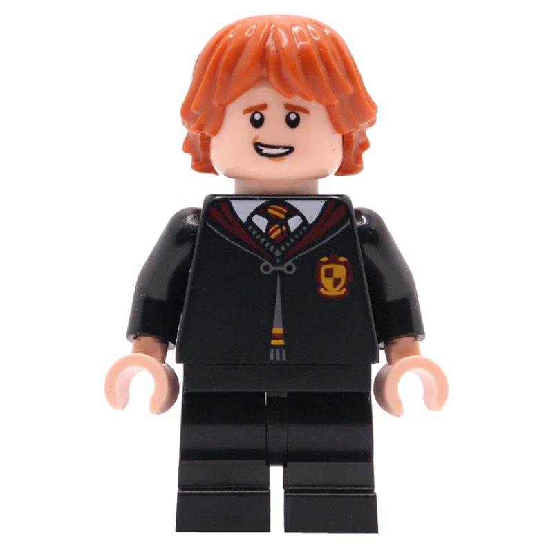 Lego Ron Weasley, Black School Uniform, Medium Legs