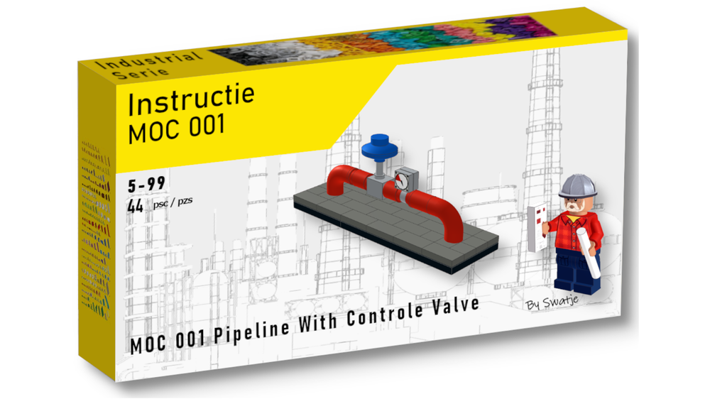 Lego MOC 001 Pipeline With Controle Valve