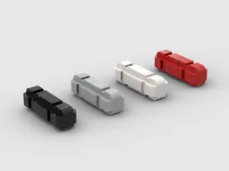Upscaled technic axle 2L