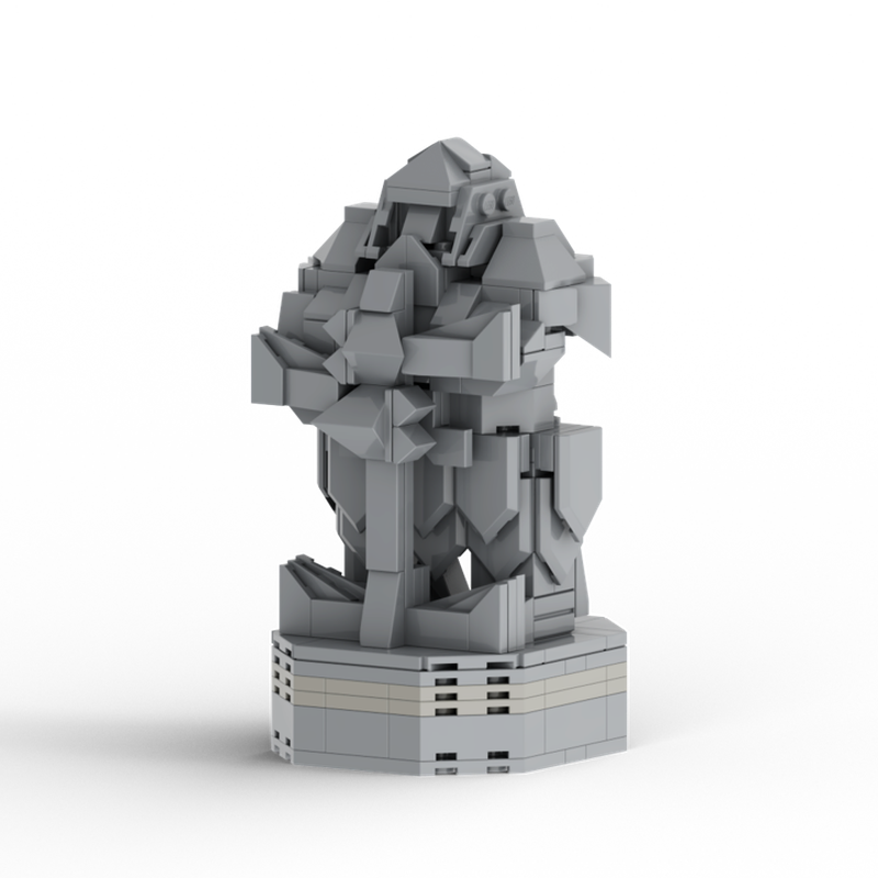 Lego Dwarf Statue
