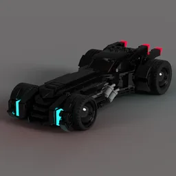 Boosted batmobile MOD