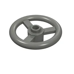 Technic Steering Wheel Small (3 Studs Diameter) / Dark Bluish Gray