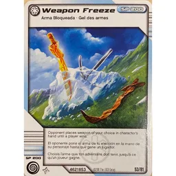 Trading Card, Ninjago Deck #1: 53 - Weapon Freeze - International Version / [No Color/Any Color]
