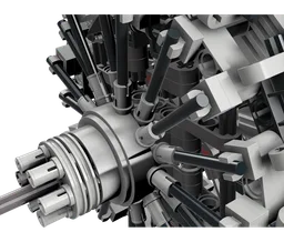 9 Cylinder Radial Engine