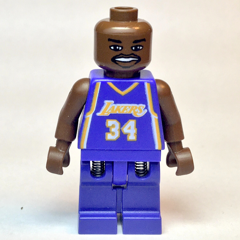 Lego Shaquille O'Neal, Los Angeles Lakers #34, Violet