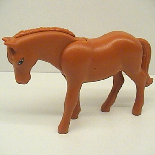 Lego Belville, Animal, Horse, with Black Pupils, Whites Print