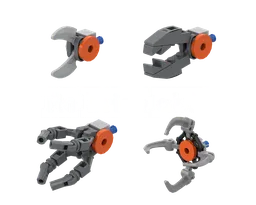 Add-on Pack: Mech Claws - (For Space Construction Mech II MOC-190608)