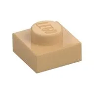 Plate 1 x 1 / Warm Tan