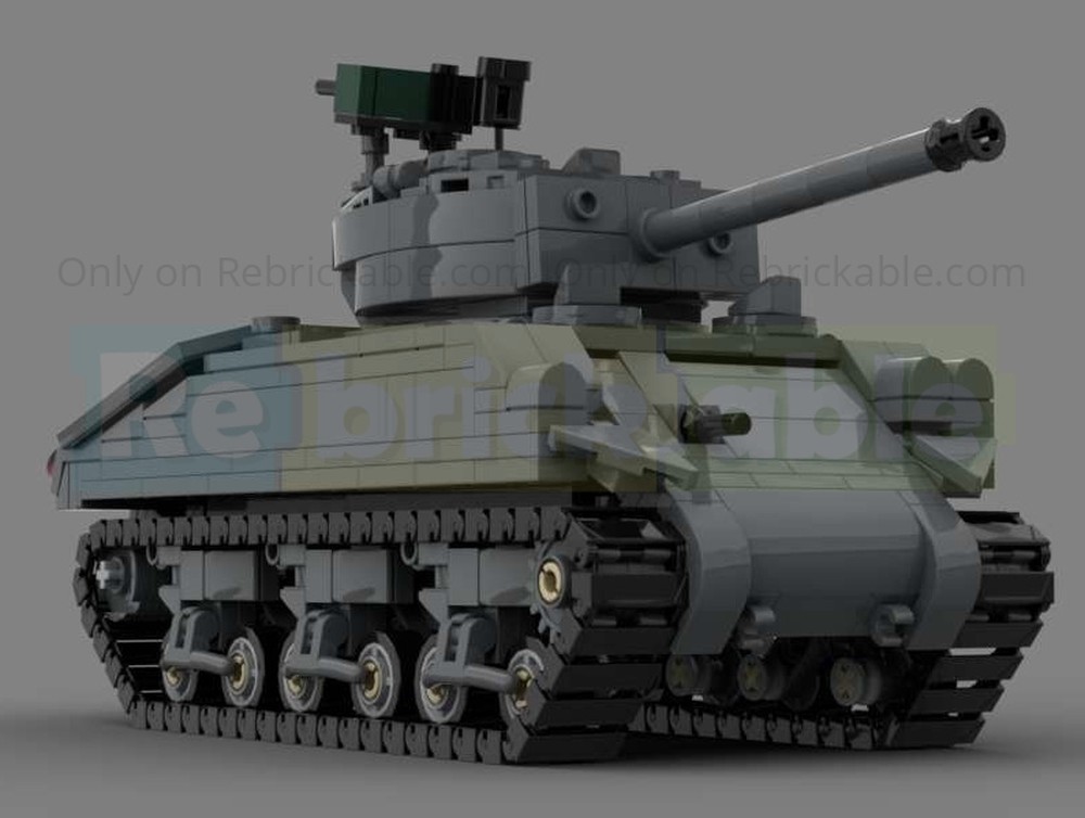 Lego M4A3 Sherman Medium Tank