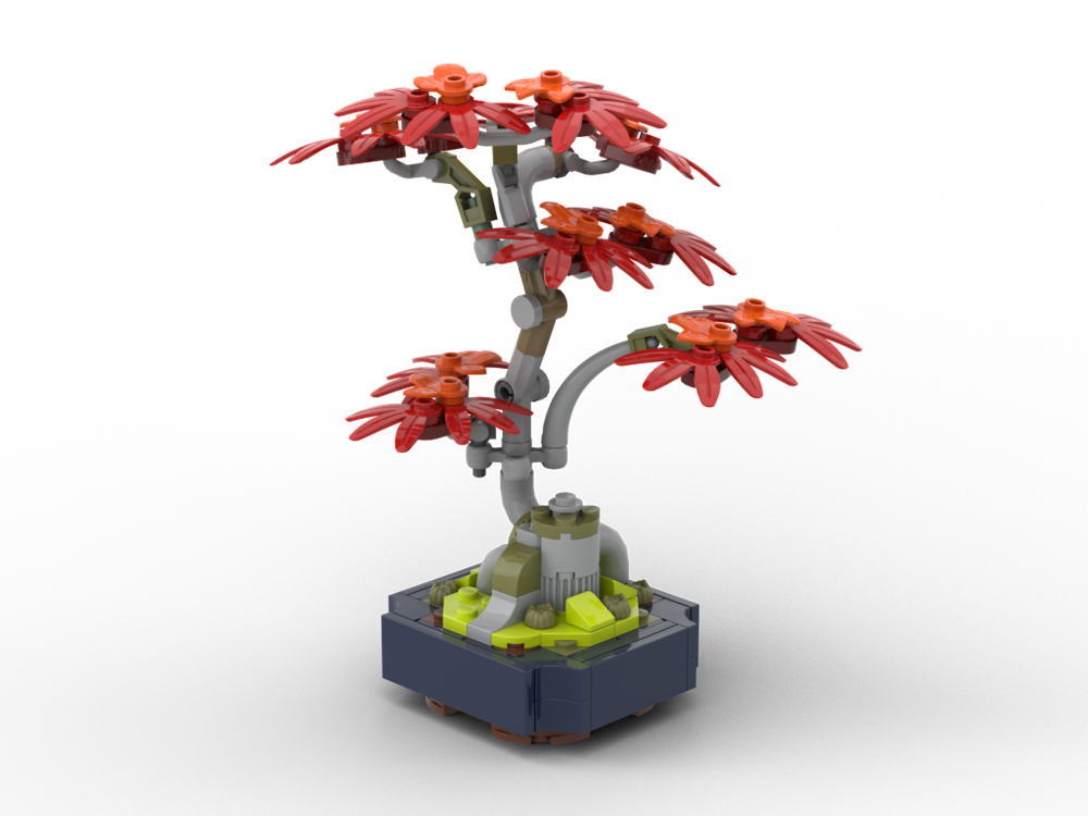 Lego Red Maple Mini Bonsai