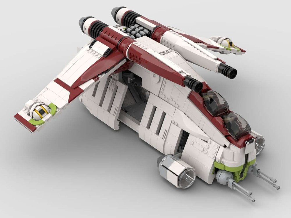 Lego Post-UCS minifig scale Republic Gunship