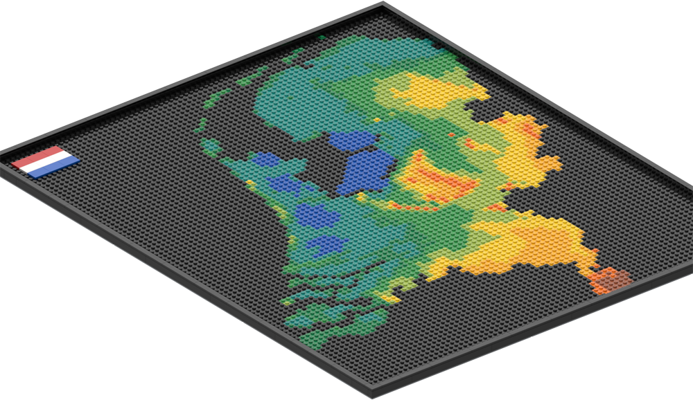 Lego Dutch Heightmap 2D