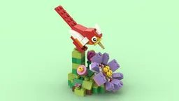 11029 Bird and flower
