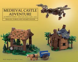 Medieval Castle Adventure - Dragon, Stables and Wizard's House