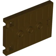 Door 1 x 5 x 3 with 3 Studs and Handle / Dark Brown