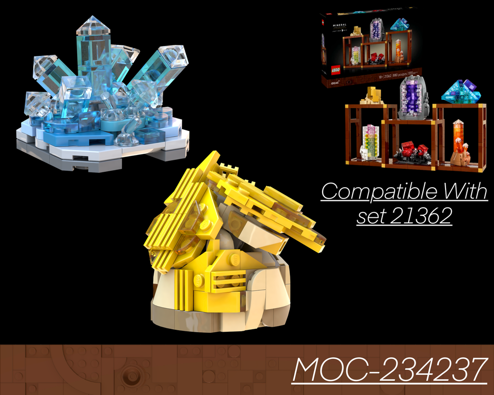 Lego Blastite & Phosphate: Mineral Collection
