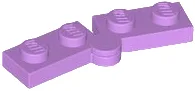 Hinge Plate 1 x 4 Swivel (2429 / 2430) / Medium Lavender