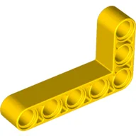 Technic Beam 3 x 5 L-Shape Thick / Yellow