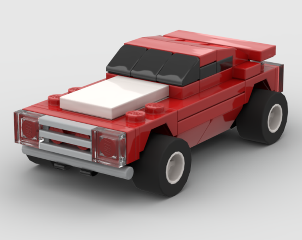 Lego Mini Muscle Car 2 - 4 Stud Wide