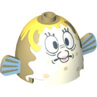 Lego Body Pufferfish with Mrs. Puff Print (SpongeBob) / Tan