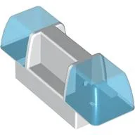Duplo Siren / Flashing Light - Trans-Dark Blue / White