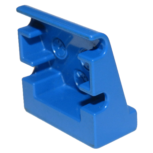 Lego Duplo Panel 1 x 2 x 1 2/3 Sloped with 3 Embossed Gauges / Blue