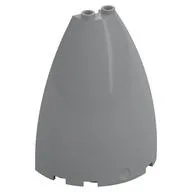 Cone Half 6 x 3 x 6 (Elliptic Paraboloid) / Light Bluish Gray