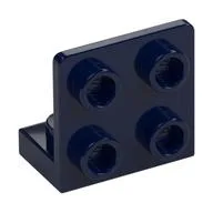 Bracket 1 x 2 - 2 x 2 Inverted / Dark Blue