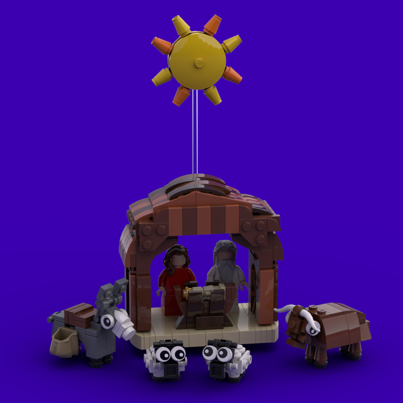 Lego Nativity Scene